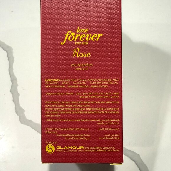 Love Forever Rose By Fascino EDP Women 80ml 2.7oz - Picture 5 of 7